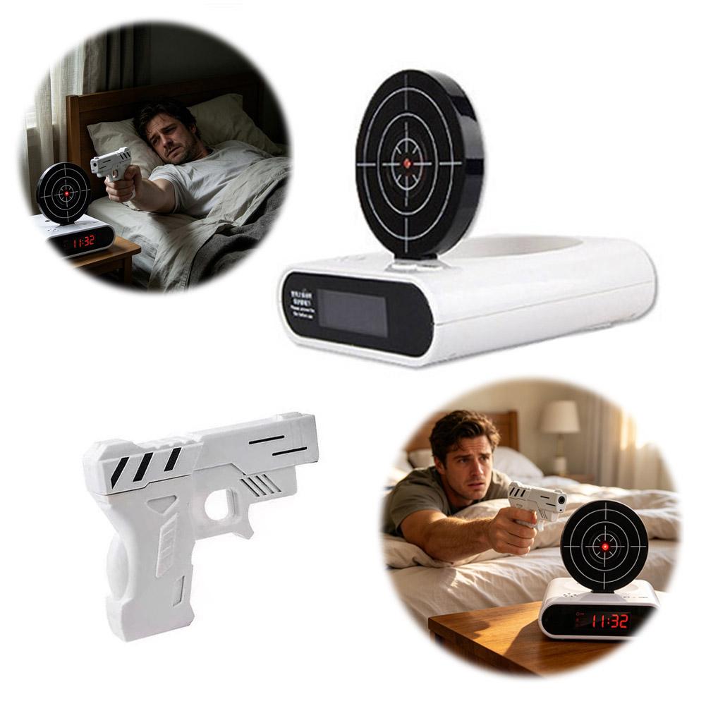 Electronics And Gadgets With Y - Electronics Desk Clock Digital Gun Alarm