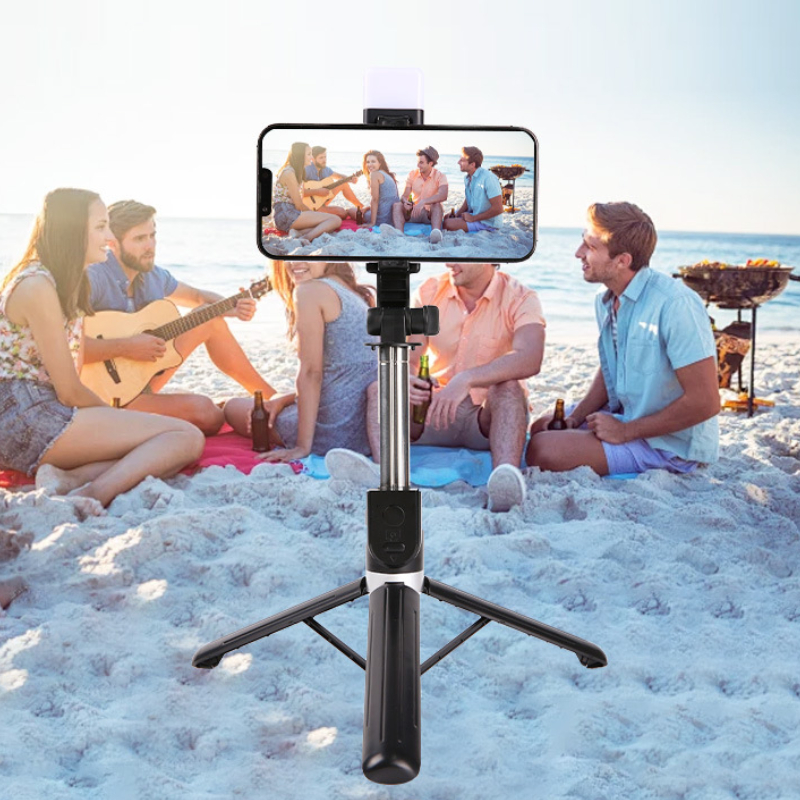Portable Bluetooth Selfie Stic – обзор и цена Auto Tracking Tripod