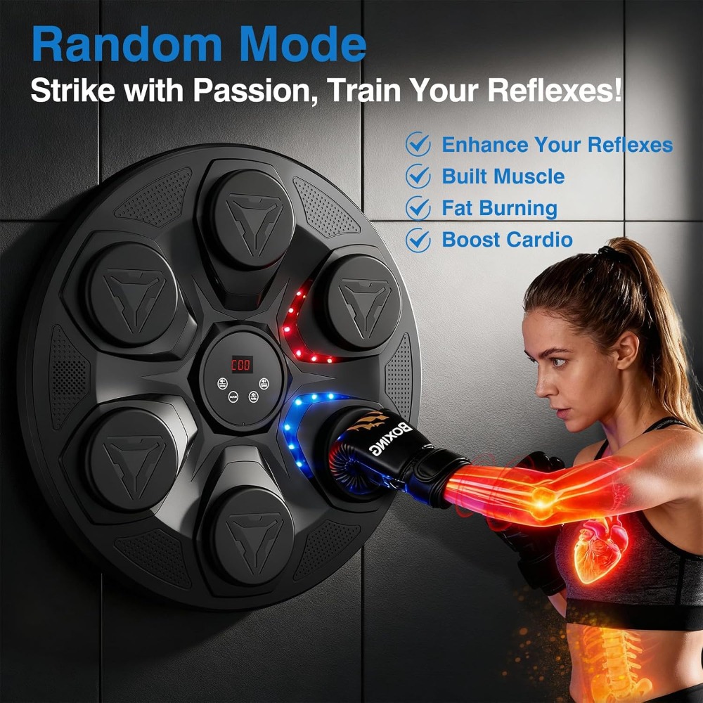 Upgrade Music Boxing Machine,  – обзор и цена Led Gloves Music