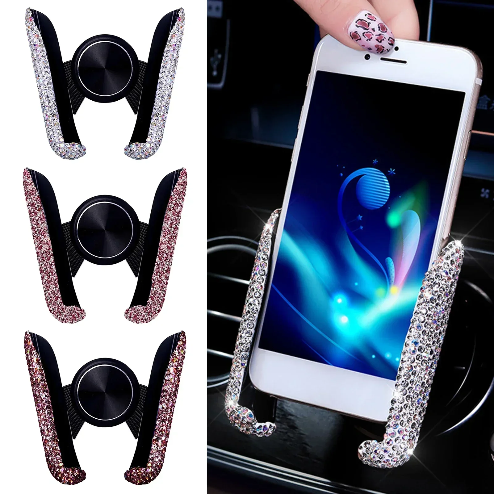 NEW Car Phone Holder Diamond C – обзор и цена Mobile Electronics Gadgets