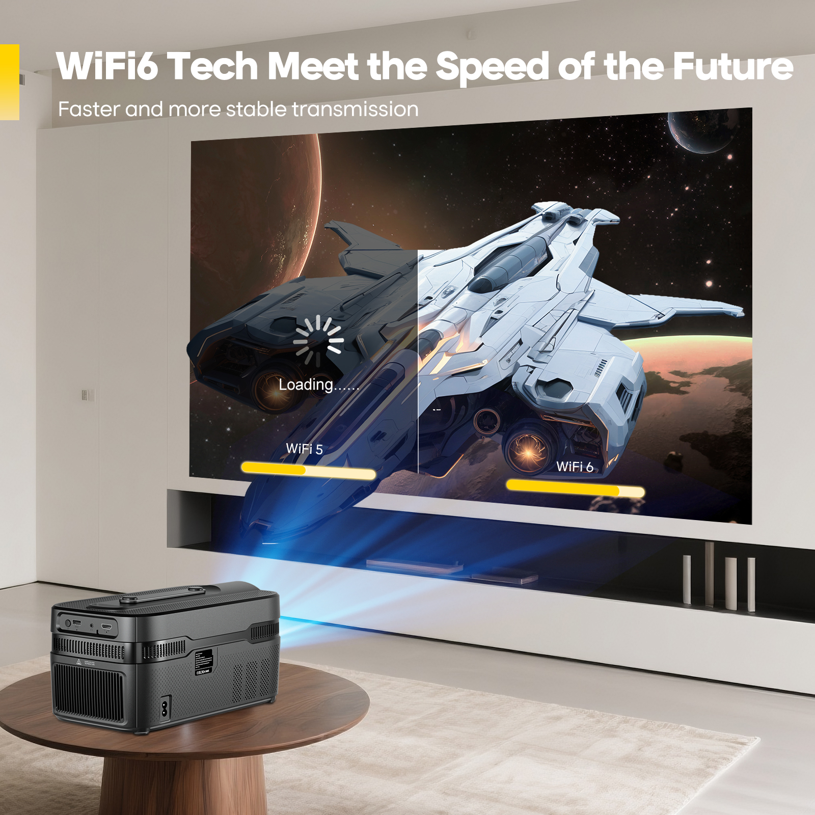 Magcubic HY450C  4K 1080P Smar – обзор и цена Mini Projector Portable