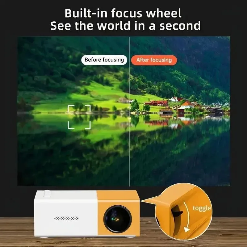 110V-220V Portable TV Projecto – обзор и цена Mini Projector Portable