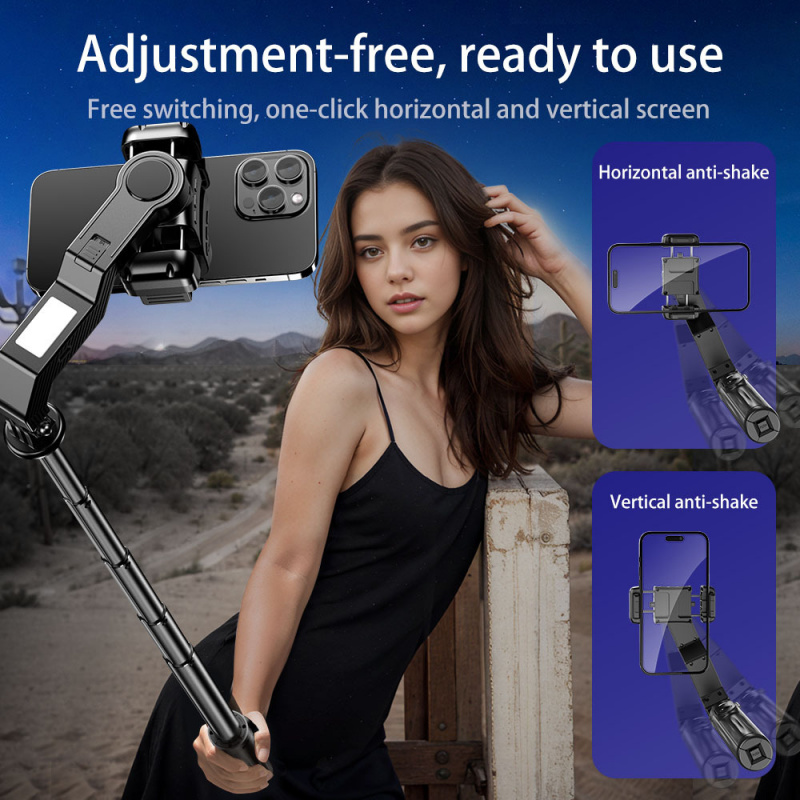 Phone Selfie Stick with LED Fi – обзор и цена Auto Tracking Tripod