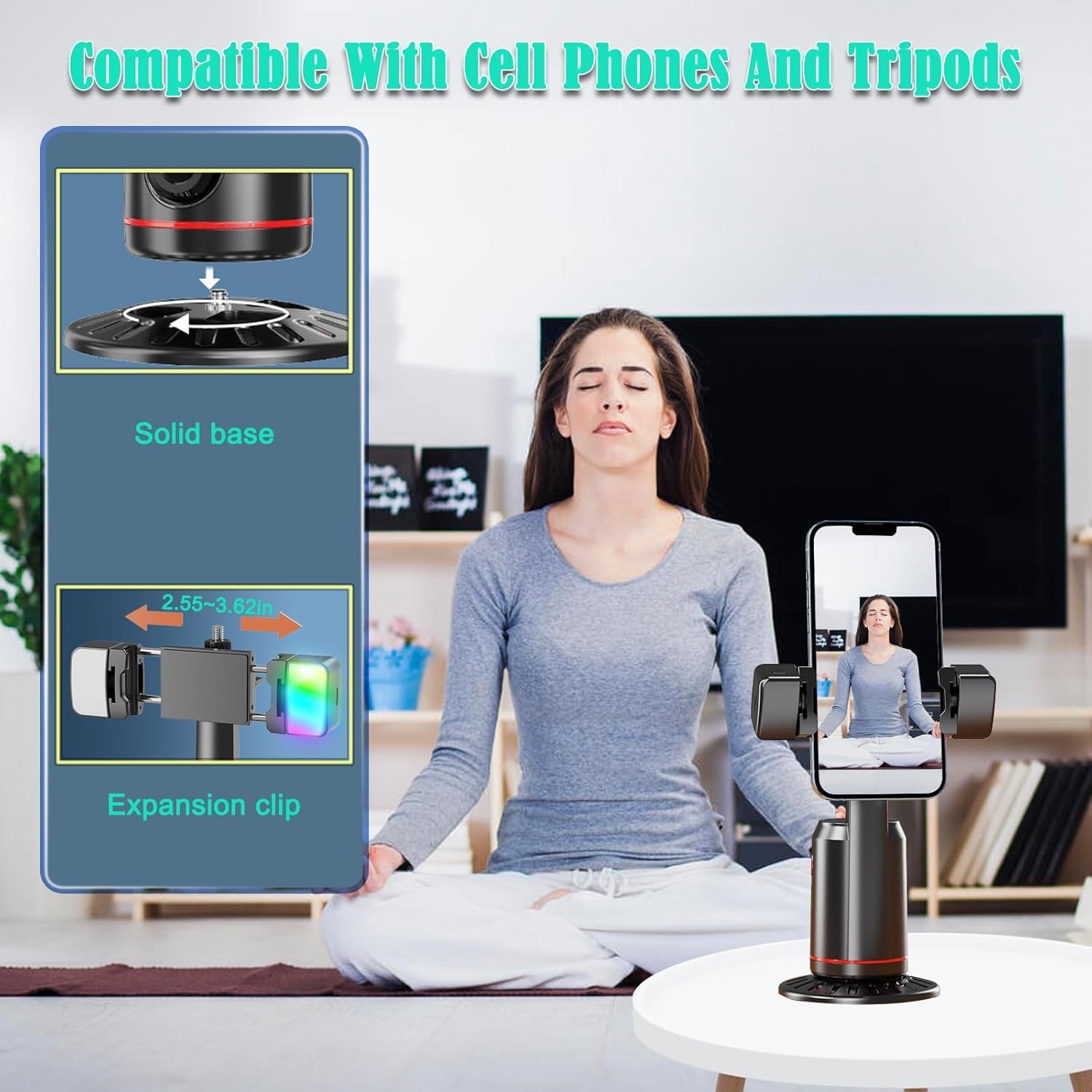 Auto Face Tracking Tripod 360° – обзор и цена Auto Tracking Tripod
