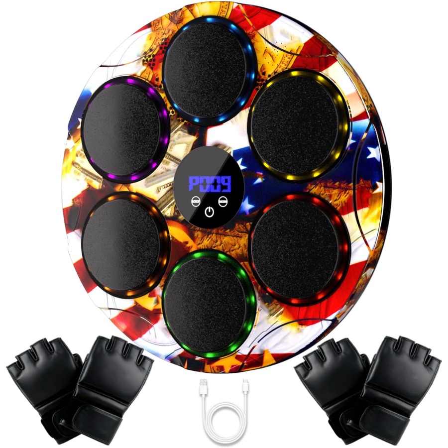 Wall Mounted Music Boxing Mach – обзор и цена Led Gloves Music