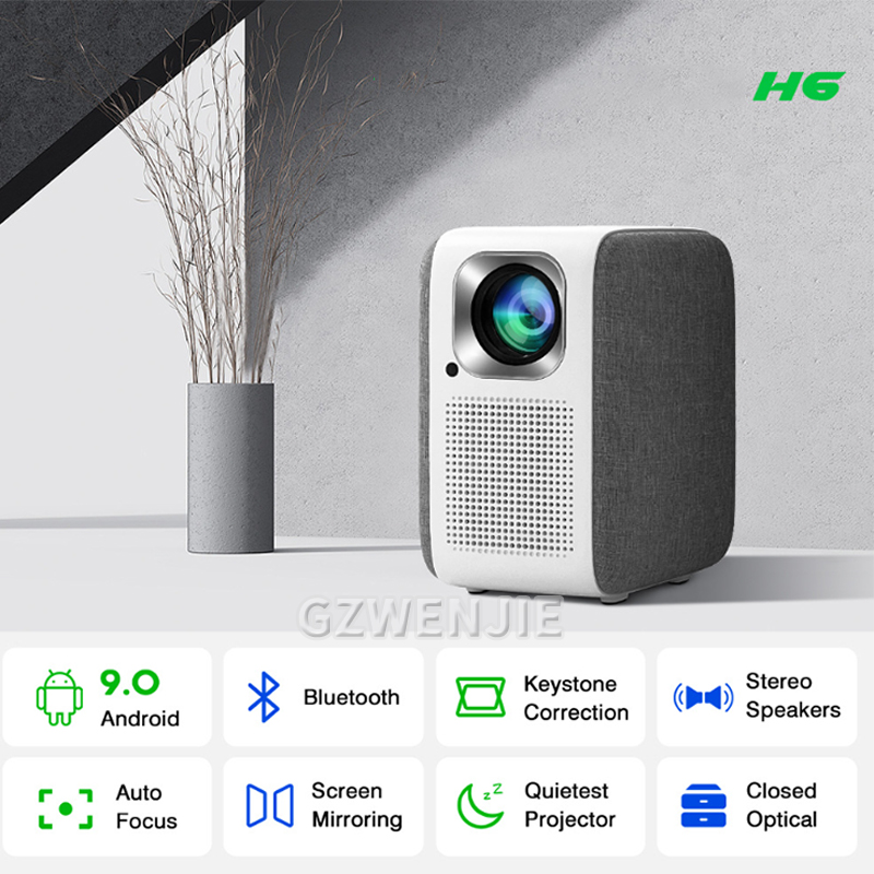 H6 Mini Projector LED 1080P Fu – обзор и цена Mini Projector Portable