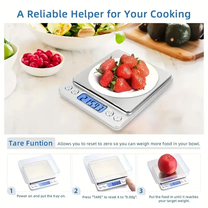 1pc Digital Kitchen Scale Mini – обзор и цена Electronics And Gadgets With A