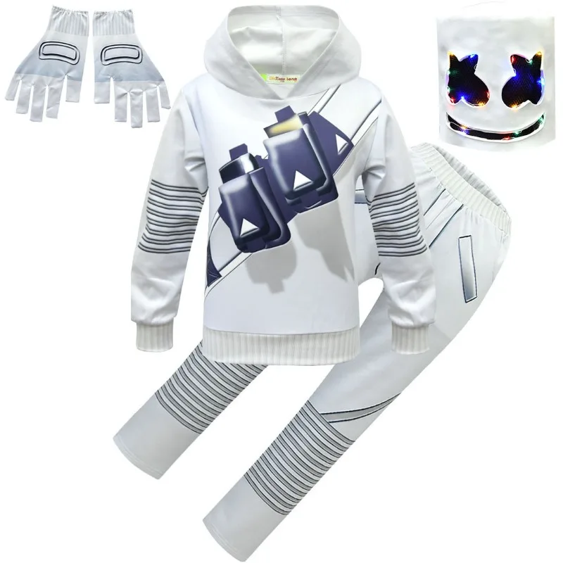Kids Cosplay Costume Boys Mars – обзор и цена Led Gloves Music