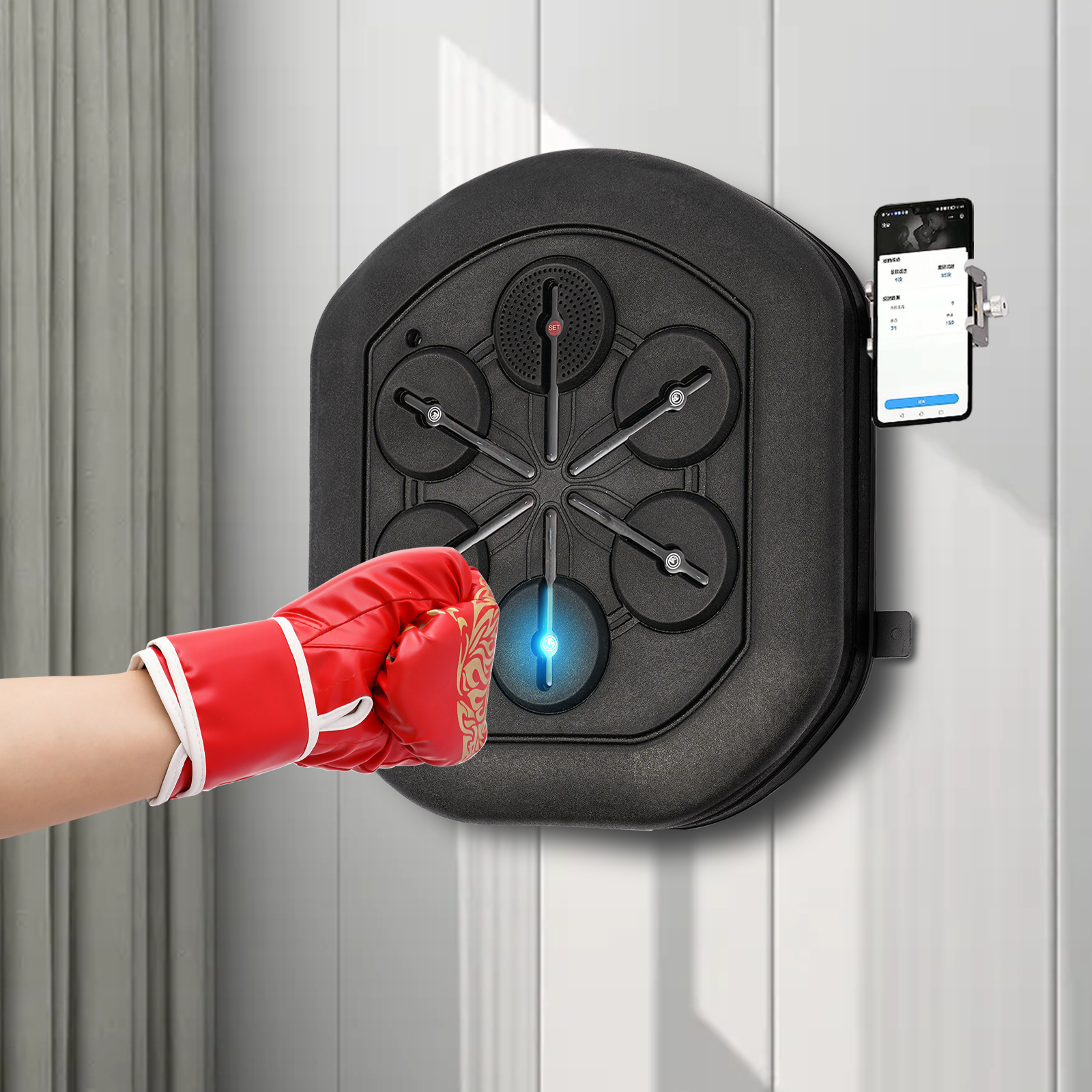 Music Boxing Machine Wall-Moun – обзор и цена Led Gloves Music