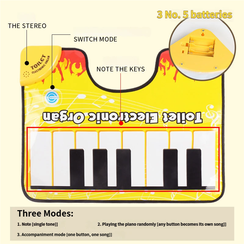 Novelty Toilet Potty Piano Ele – обзор и цена Electronics And Gadgets With Y