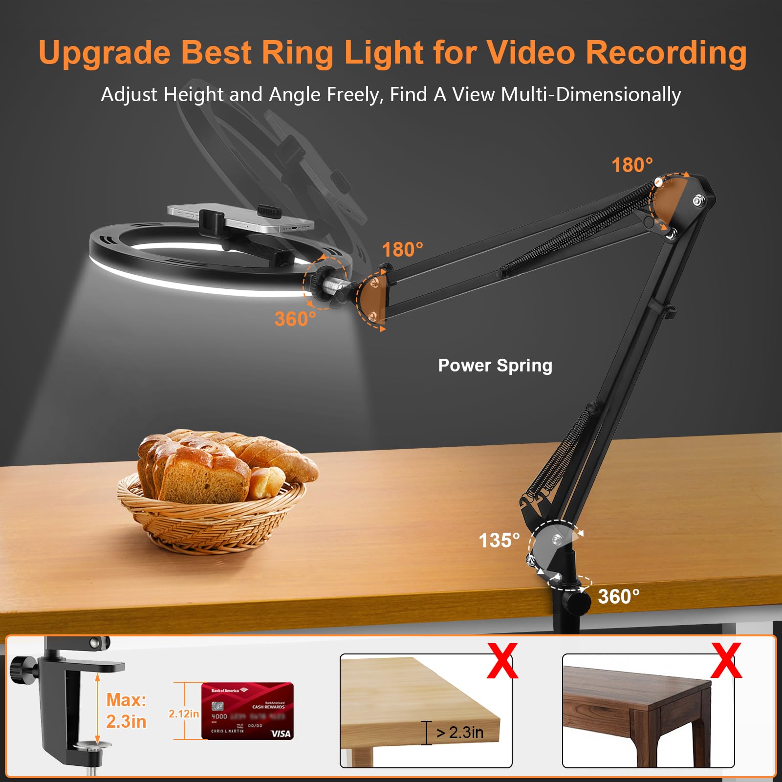 Nice Overhead Tripod With Ring – обзор и цена Auto Tracking Tripod
