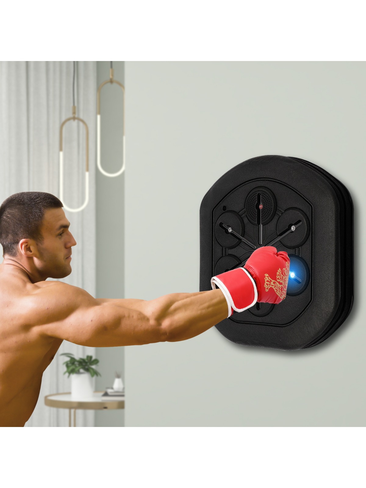 Smart Music Boxing Machine wit – обзор и цена Led Gloves Music