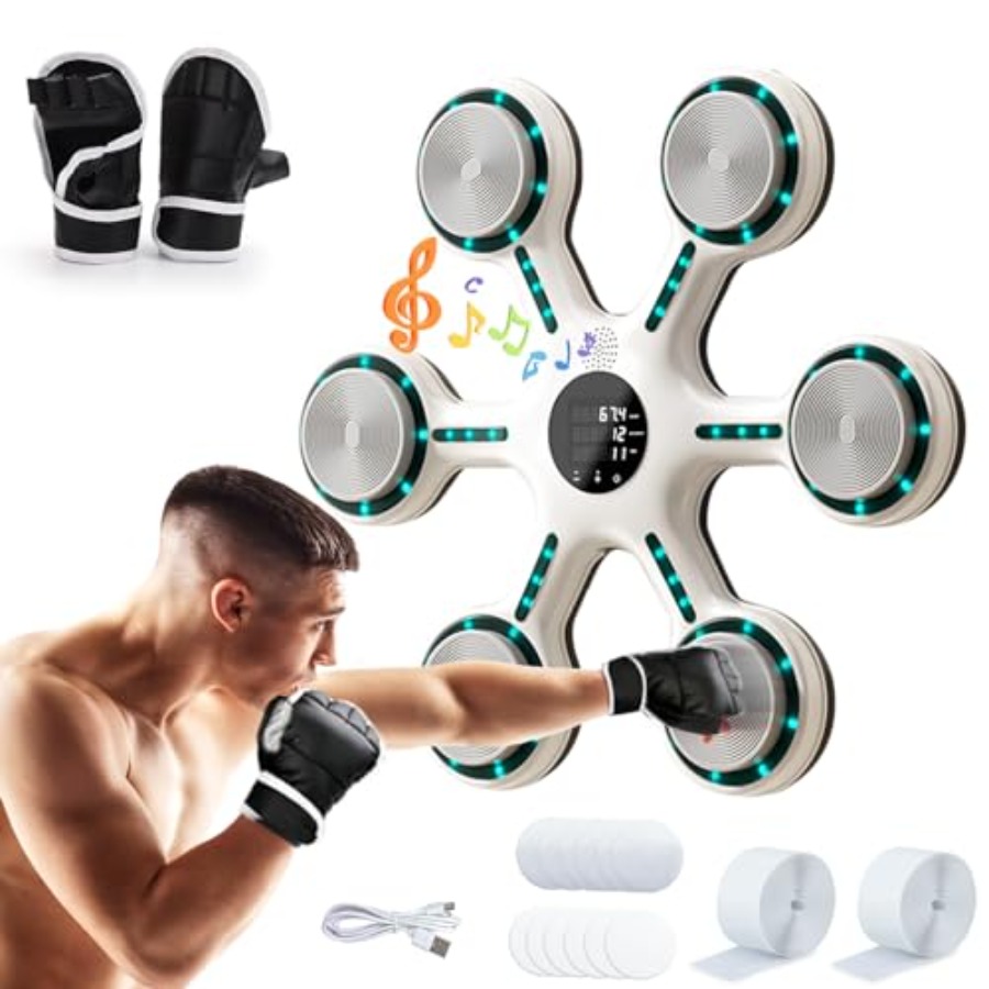 Wall Mounted Music Boxing Mach – обзор и цена Led Gloves Music