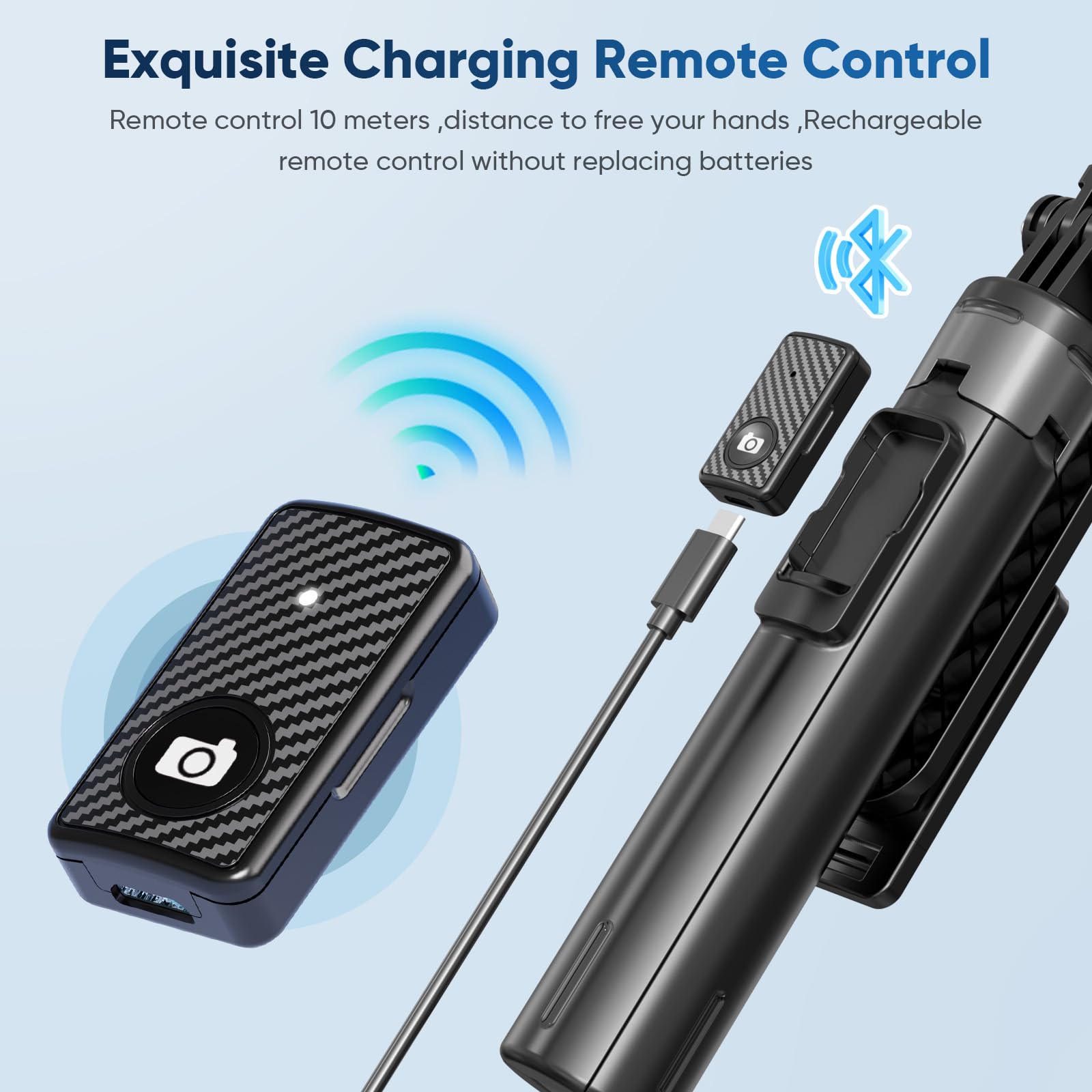 1300mm Wireless Bluetooth Self – обзор и цена Auto Tracking Tripod