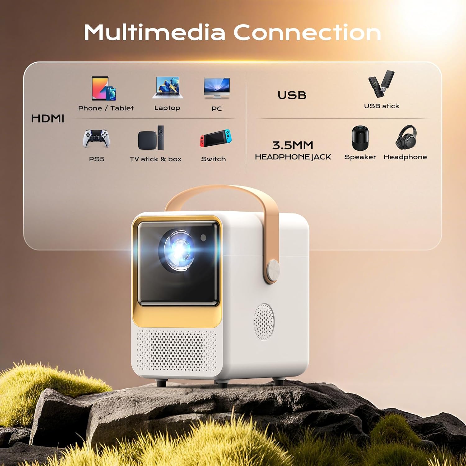 Mini Projector WiFi for Tuftin – обзор и цена Mini Projector Portable
