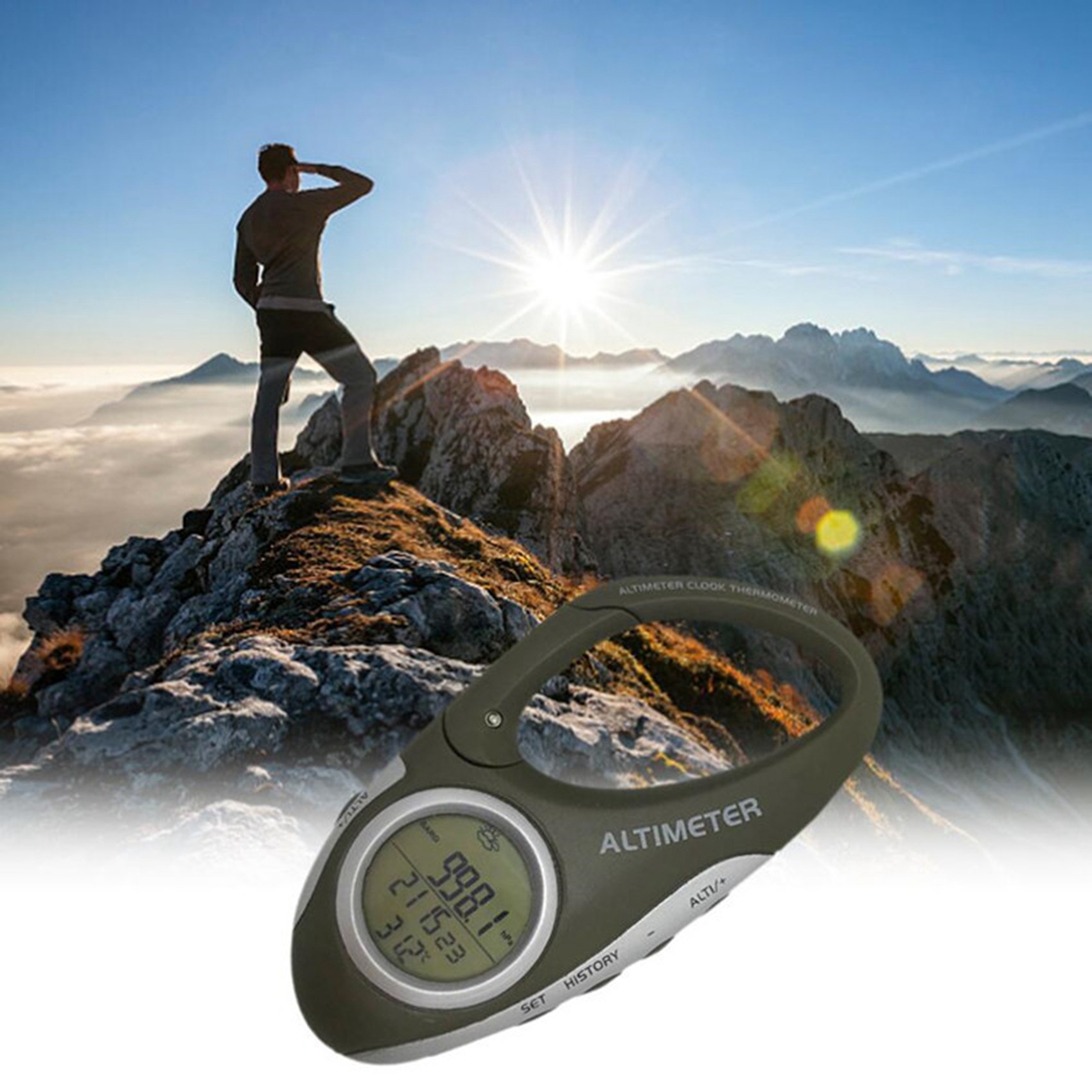 Electronic Altimeter Carabiner – обзор и цена Electronics And Gadgets With A